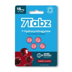 7Tabz 7-Hydroxymitragynine 4 Pack 15mg Pure 7-OH Extract Tablets