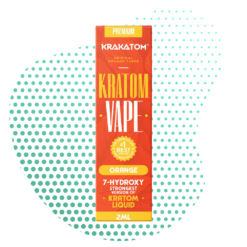 Krakatom 7-Hydroxy Kratom Vape Orange